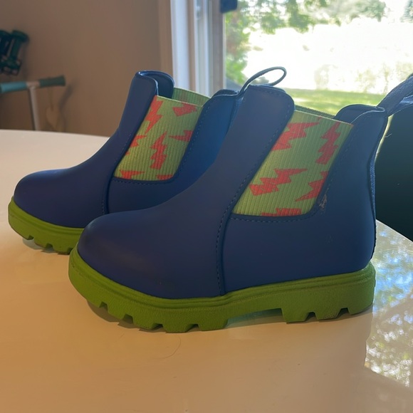 Native Blue-Green Lightning Rainboots - Picture 3 of 7